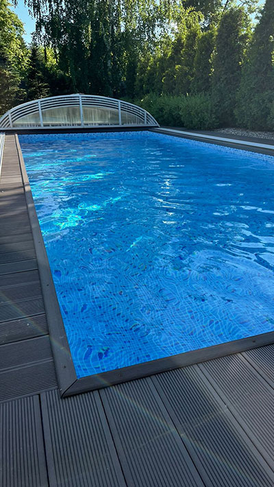 монтаж бассейнов